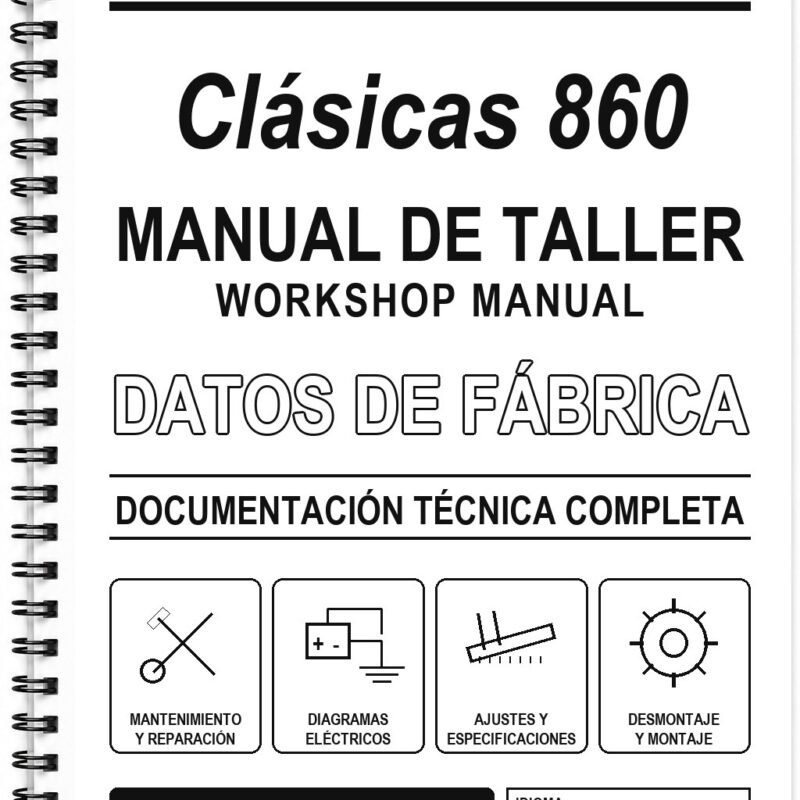 Manual de Taller Ducati Clásicas 860