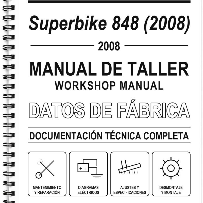 Manual de Taller Ducati Superbike 848 (2008)
