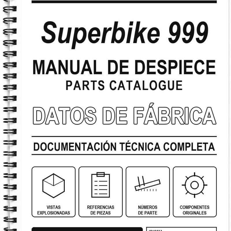 Manual de Despiece Ducati Superbike 999