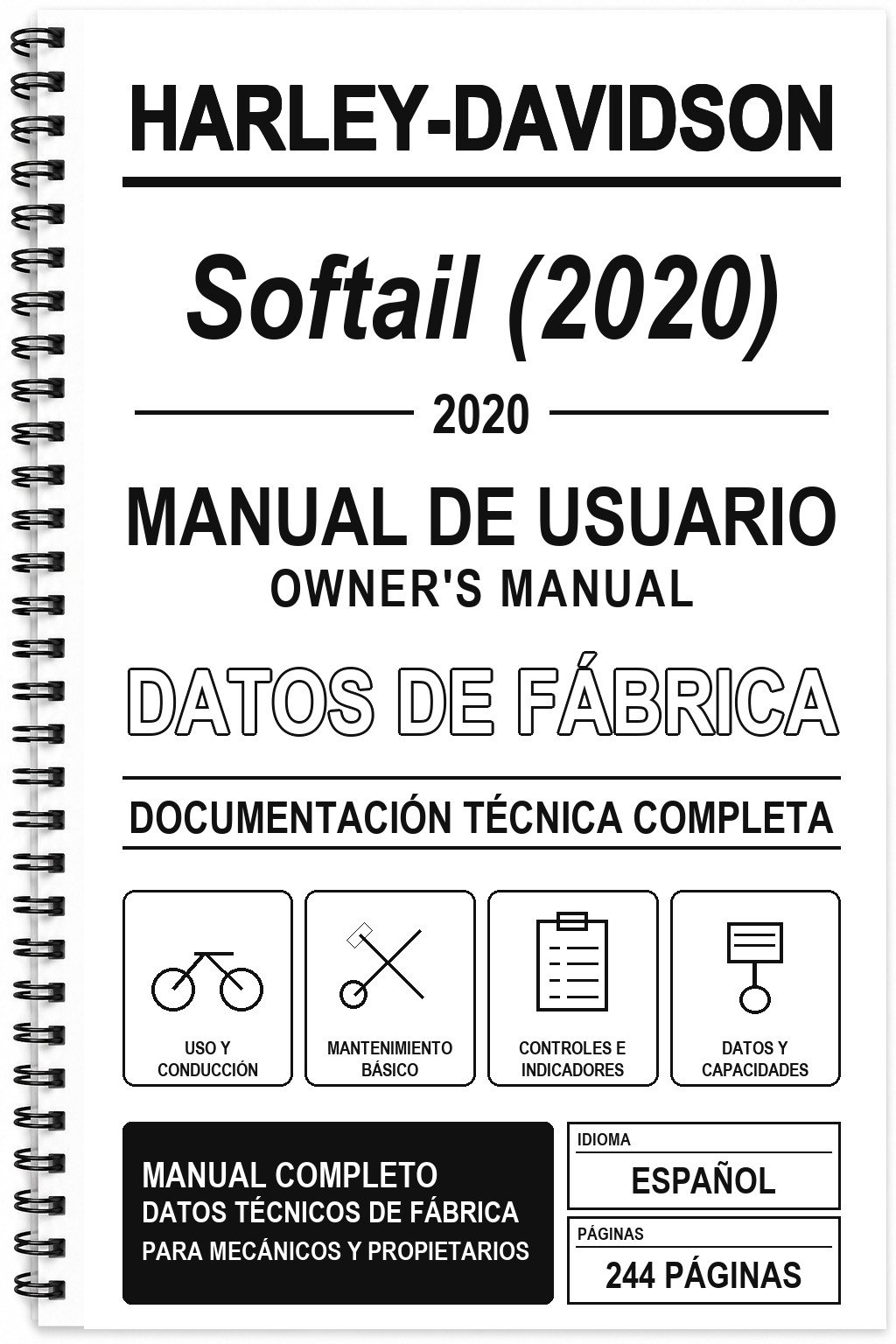 Manual de Usuario Harley-Davidson Softail (2020)