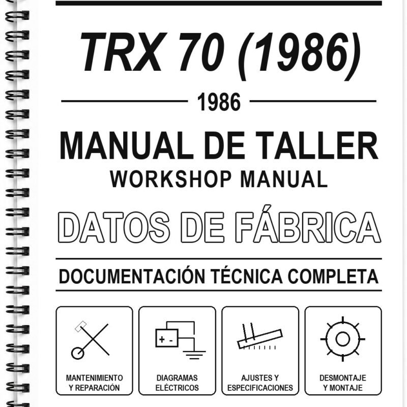 Manual de Taller Honda TRX 70 (1986)