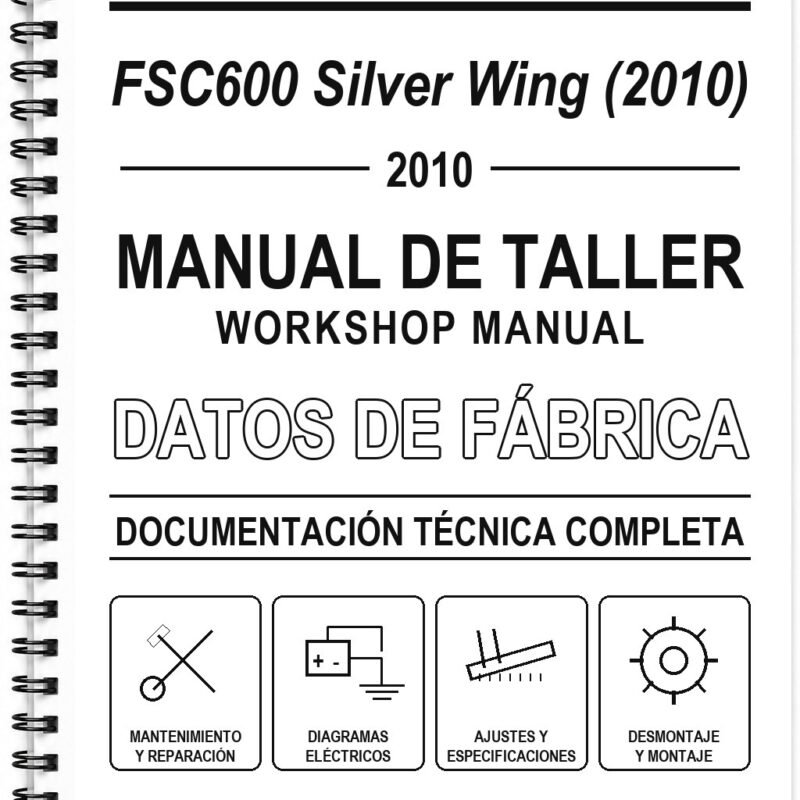 Manual de Taller Honda FSC600 Silver Wing (2010)