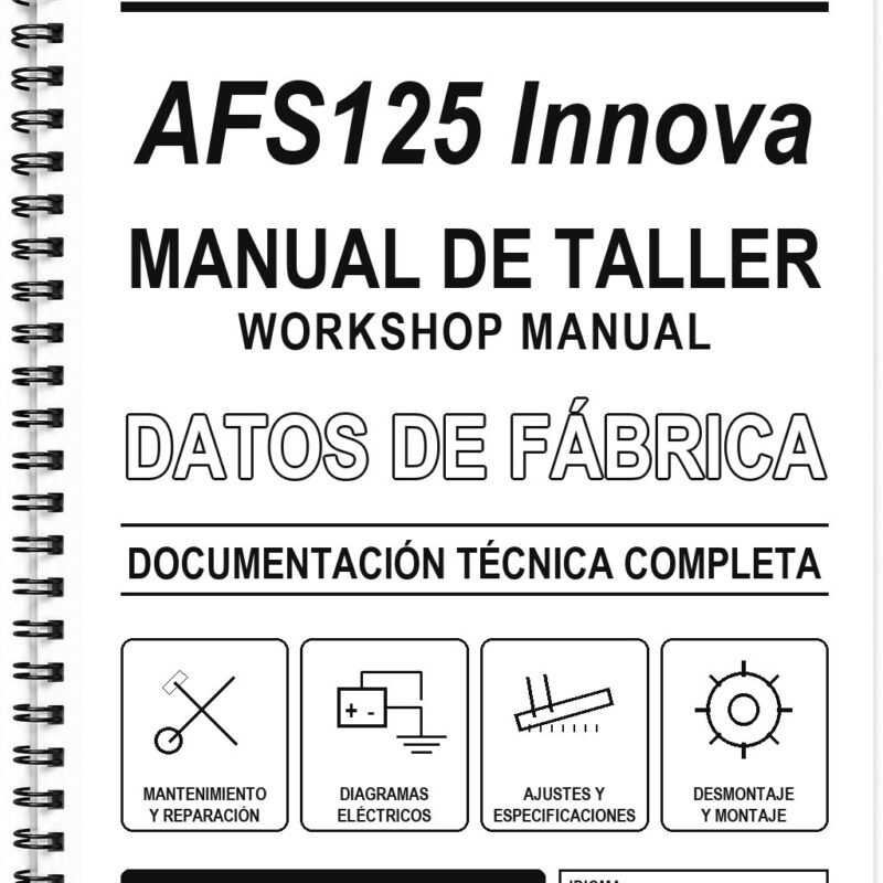 Manual de Taller Honda AFS125 Innova
