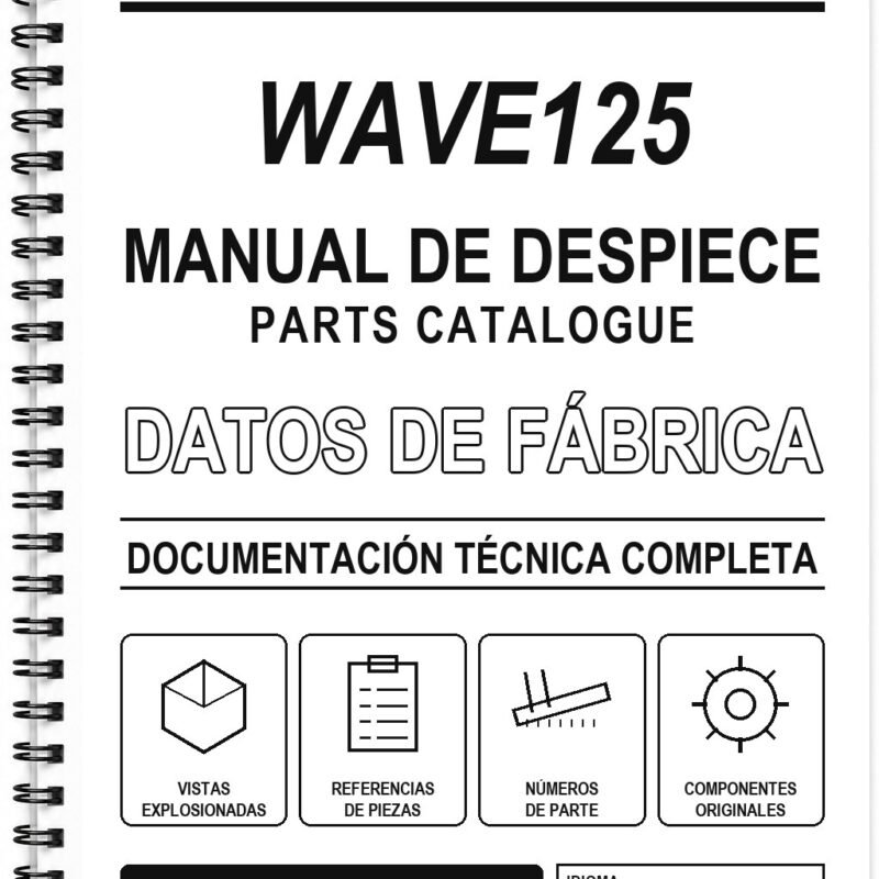 Manual de Despiece Honda WAVE125