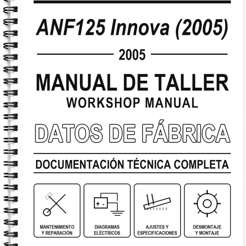 Manual de Taller Honda ANF125 Innova (2005)