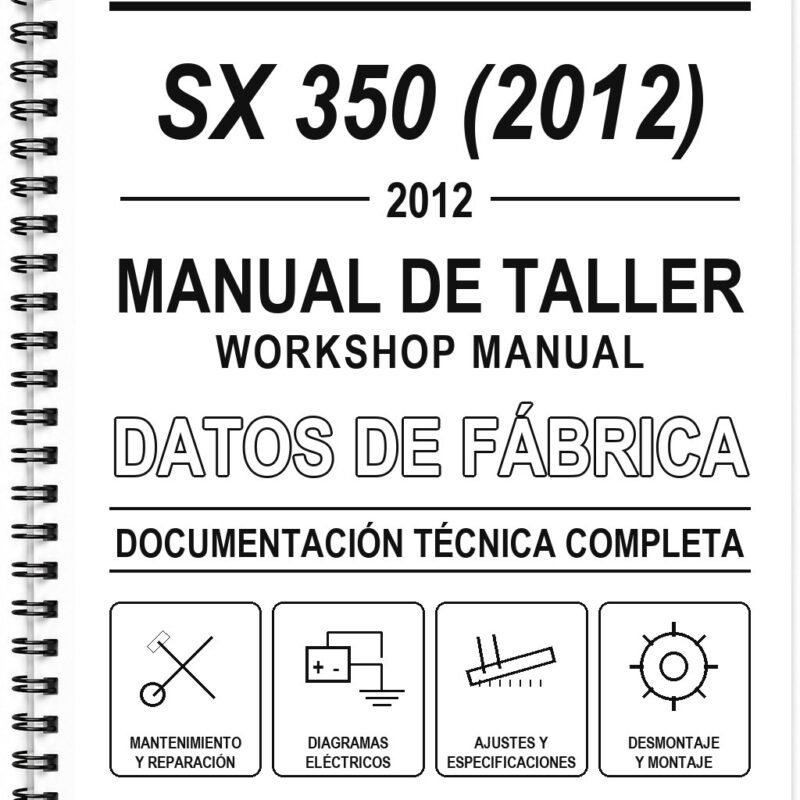 Manual de Taller KTM SX 350 (2012)