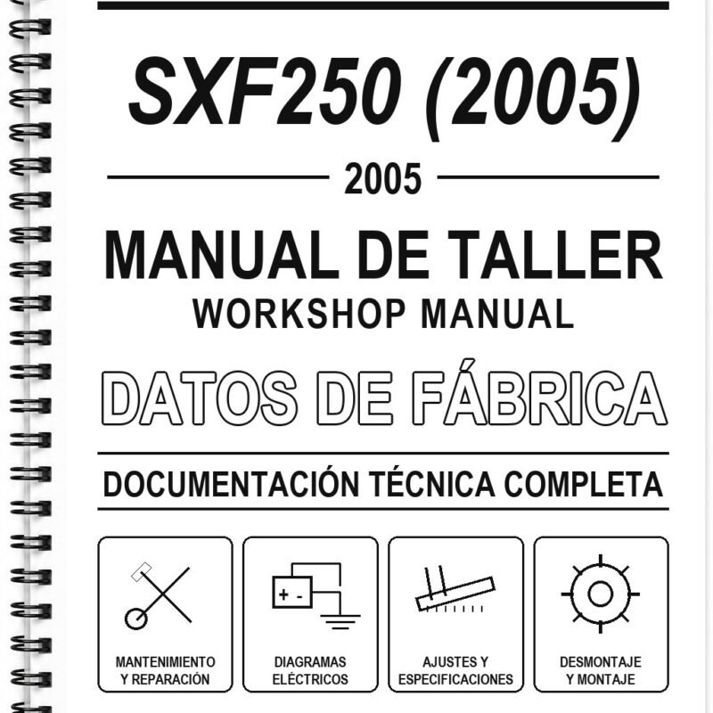 Manual de Taller KTM SXF250 (2005)