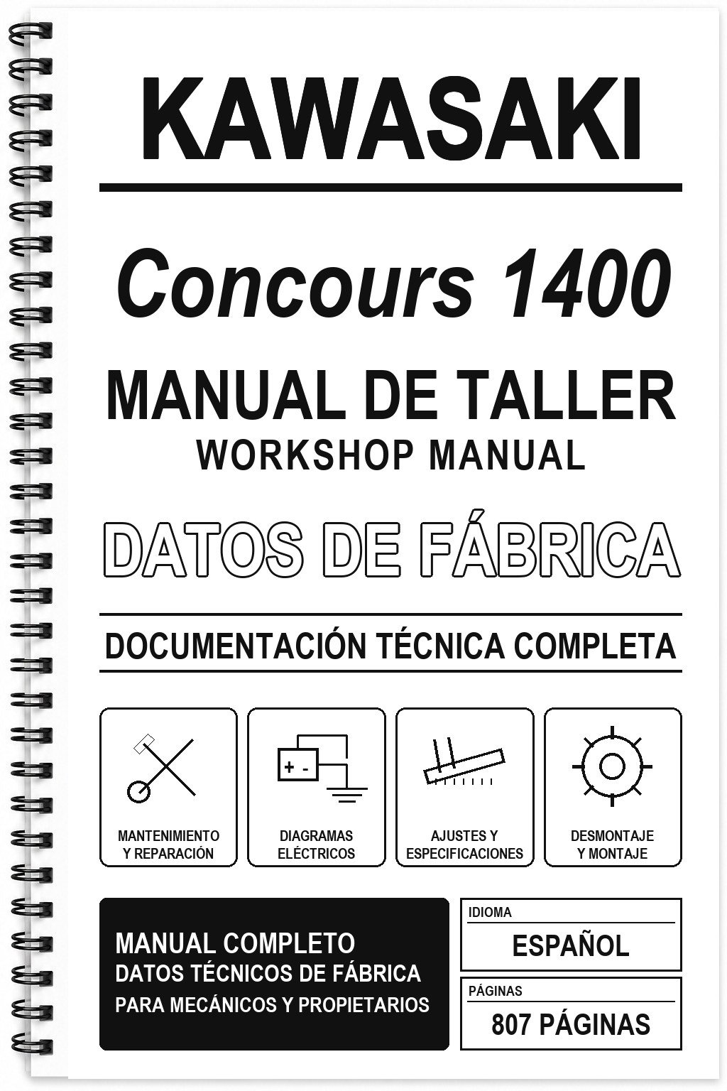 Manual de Taller Kawasaki Concours 1400
