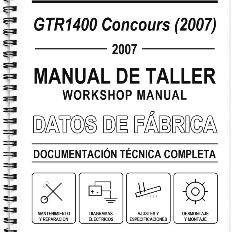 Manual de Taller Kawasaki GTR1400 Concours (2007)