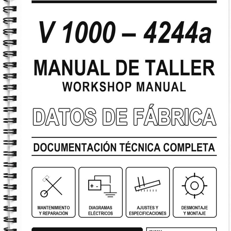 Manual de Taller Moto Guzzi V 1000 – 4244a