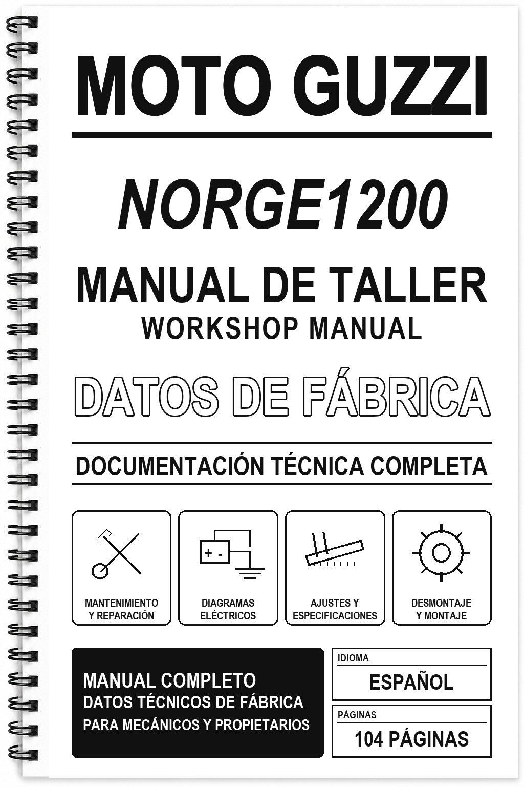 Manual de Taller Moto Guzzi NORGE1200
