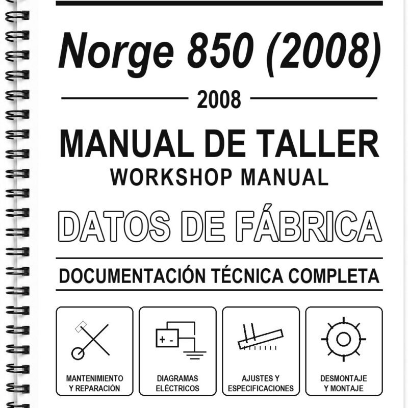 Manual de Taller Moto Guzzi Norge 850 (2008)