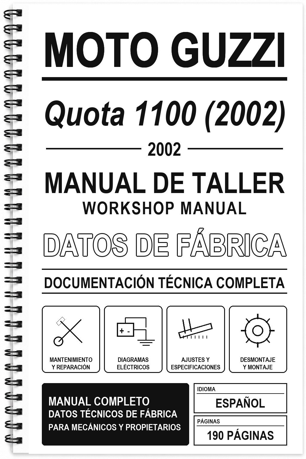 Manual de Taller Moto Guzzi Quota 1100 (2002)