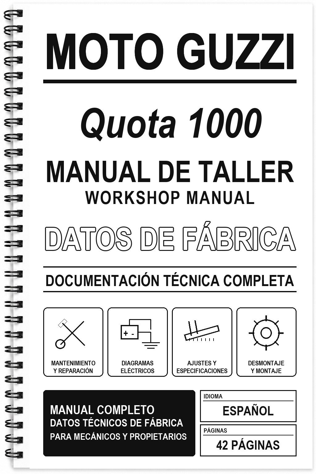 Manual de Taller Moto Guzzi Quota 1000