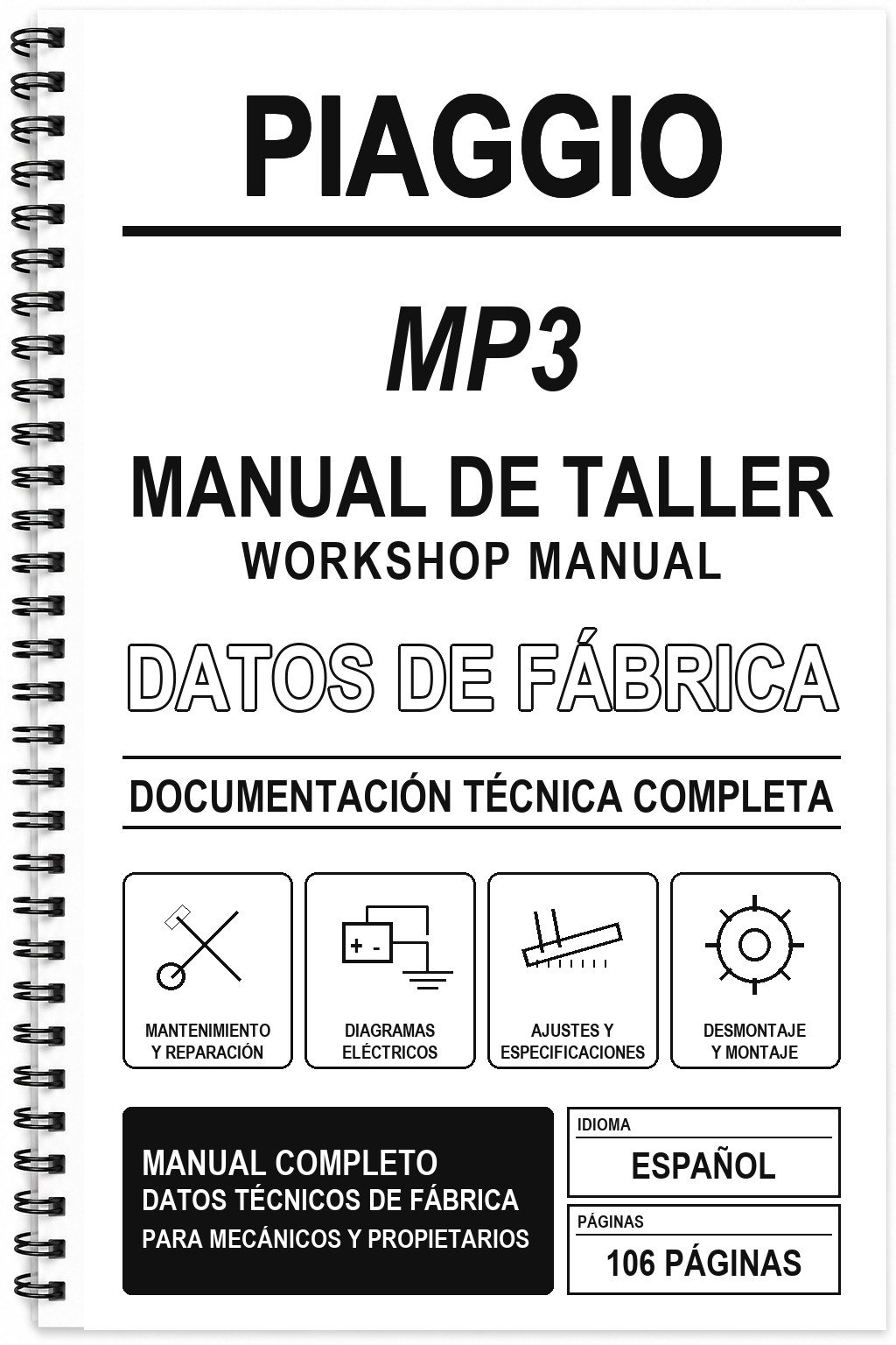 Manual de Taller Piaggio MP3