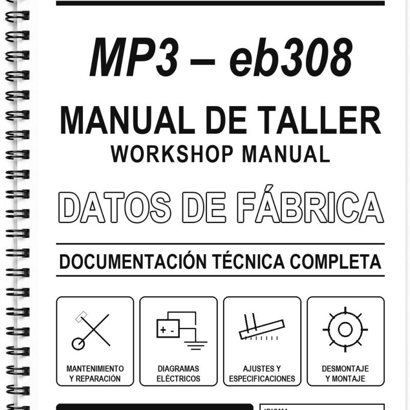 Manual de Taller Piaggio MP3 – eb308