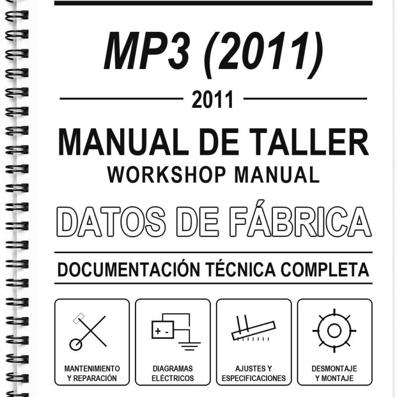 Manual de Taller Piaggio MP3 (2011)