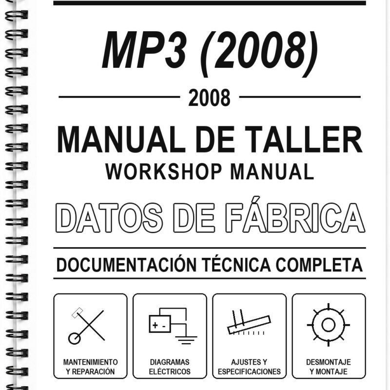 Manual de Taller Piaggio MP3 (2008)