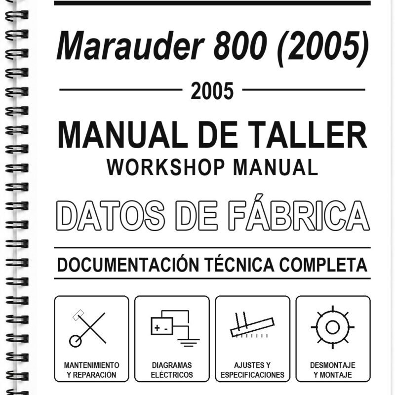 Manual de Taller Suzuki Marauder 800 (2005) (Inglés)