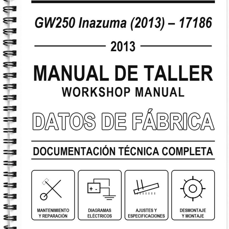 Manual de Taller Suzuki GW250 Inazuma (2013) – 17186