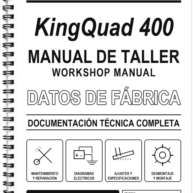 Manual de Taller Suzuki KingQuad 400
