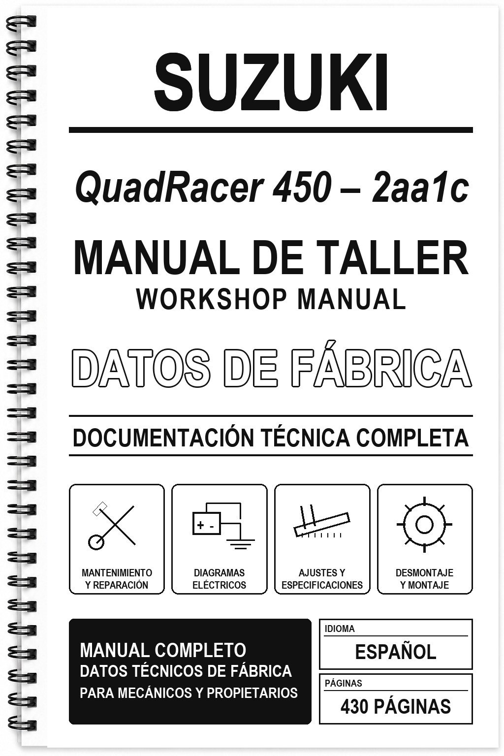 Manual de Taller Suzuki QuadRacer 450 – 2aa1c