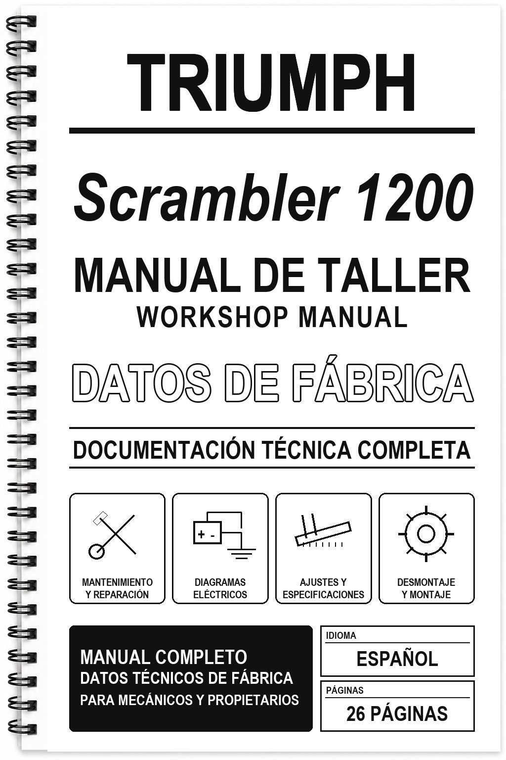 Manual de Taller Triumph Scrambler 1200