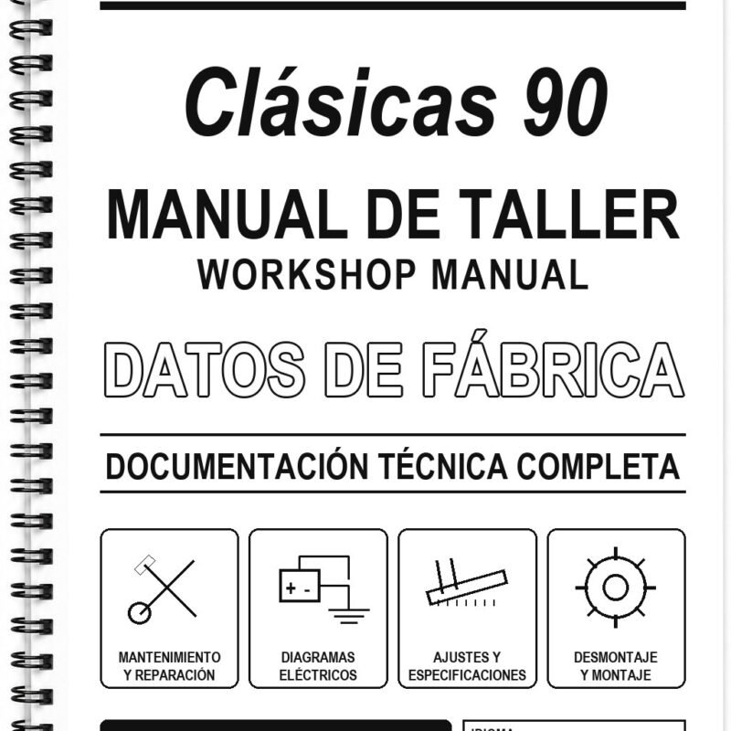 Manual de Taller Vespa Clásicas 90