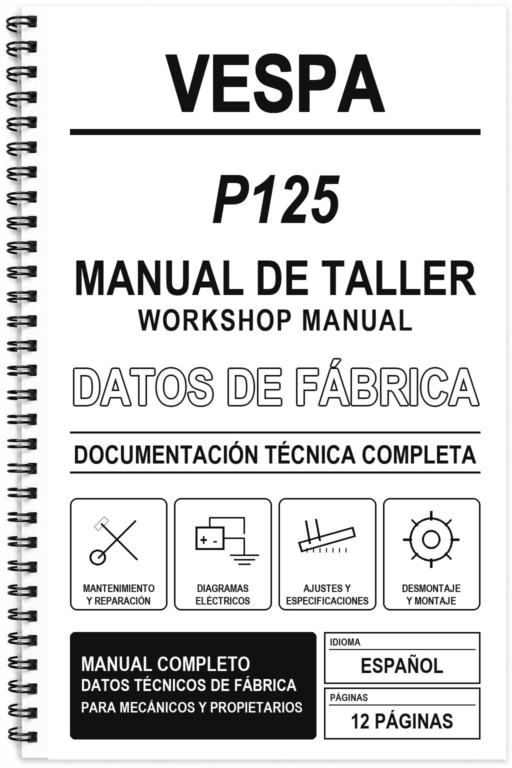 Manual de Taller Vespa P125