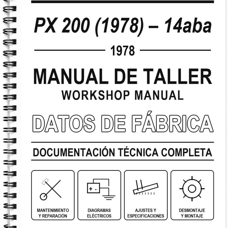 Manual de Taller Vespa PX 200 (1978) – 14aba