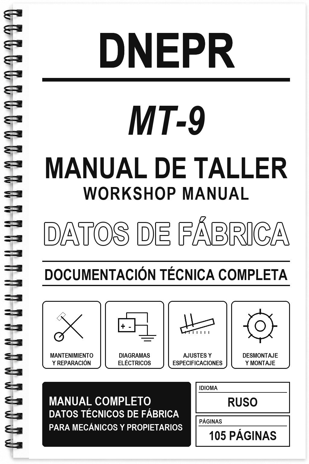 Manual de Taller Dnepr MT-9 (Ruso)