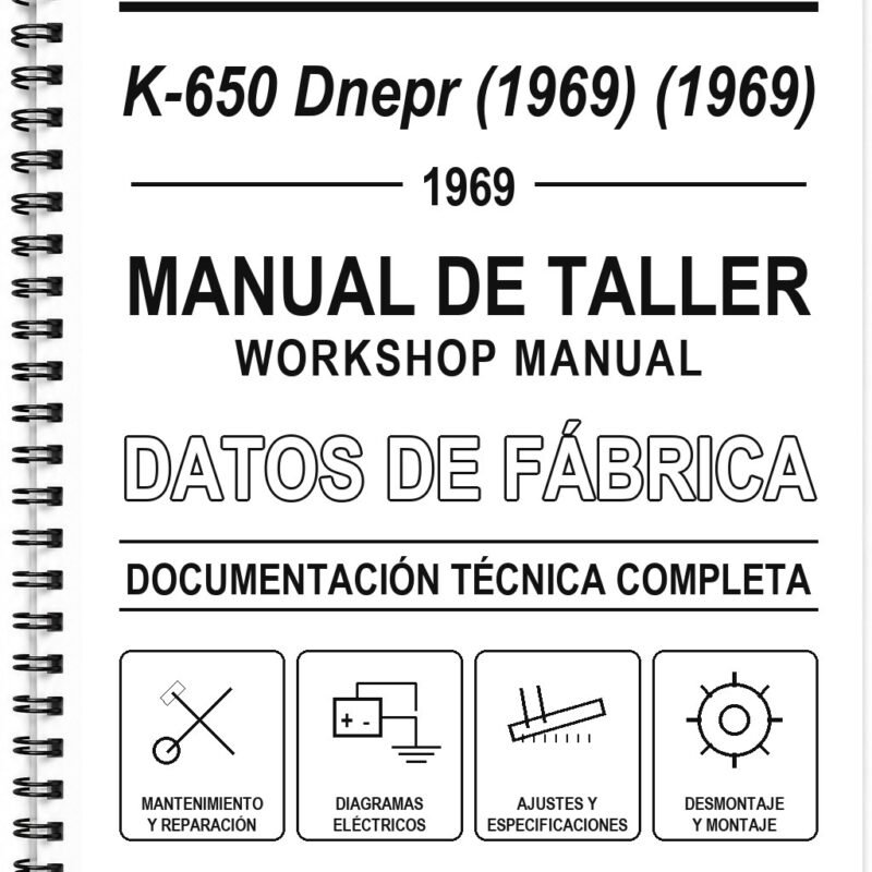 Manual de Taller Dnepr K-650 Dnepr (1969) (1969) (Ruso)
