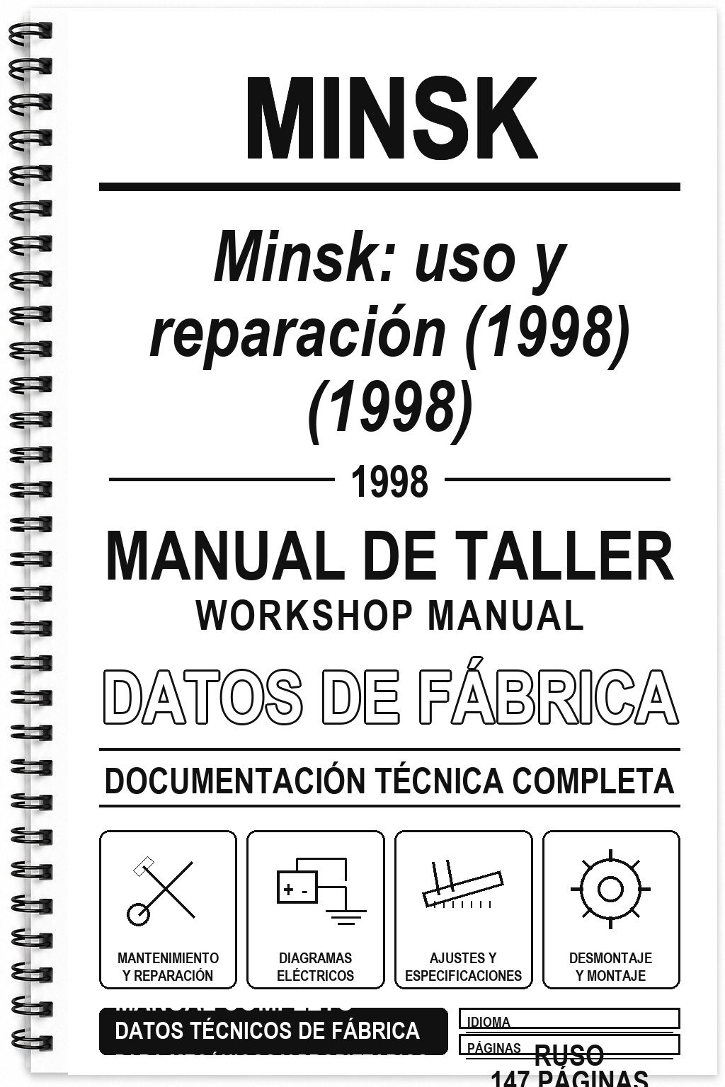 Manual de Taller Minsk Minsk: uso y reparación (1998) (1998) (Ruso)