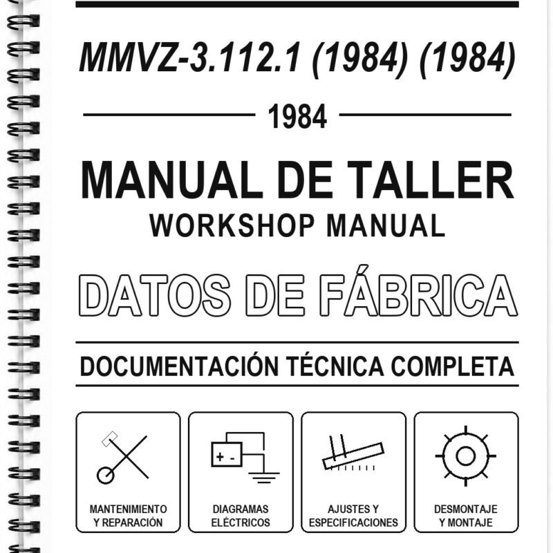 Manual de Taller Minsk MMVZ-3.112.1 (1984) (1984) (Ruso)