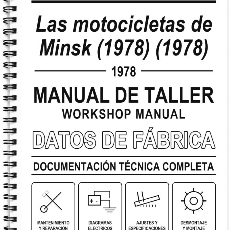 Manual de Taller Minsk Las motocicletas de Minsk (1978) (1978) (Ruso)