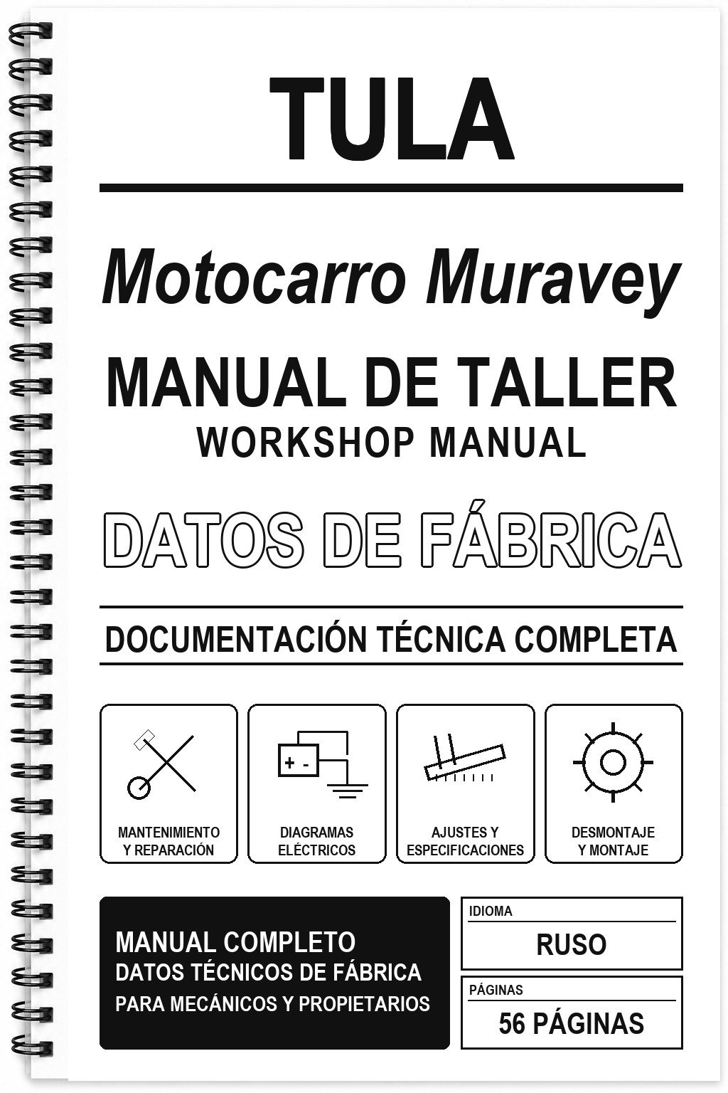Manual de Taller Tula Motocarro Muravey (Ruso)