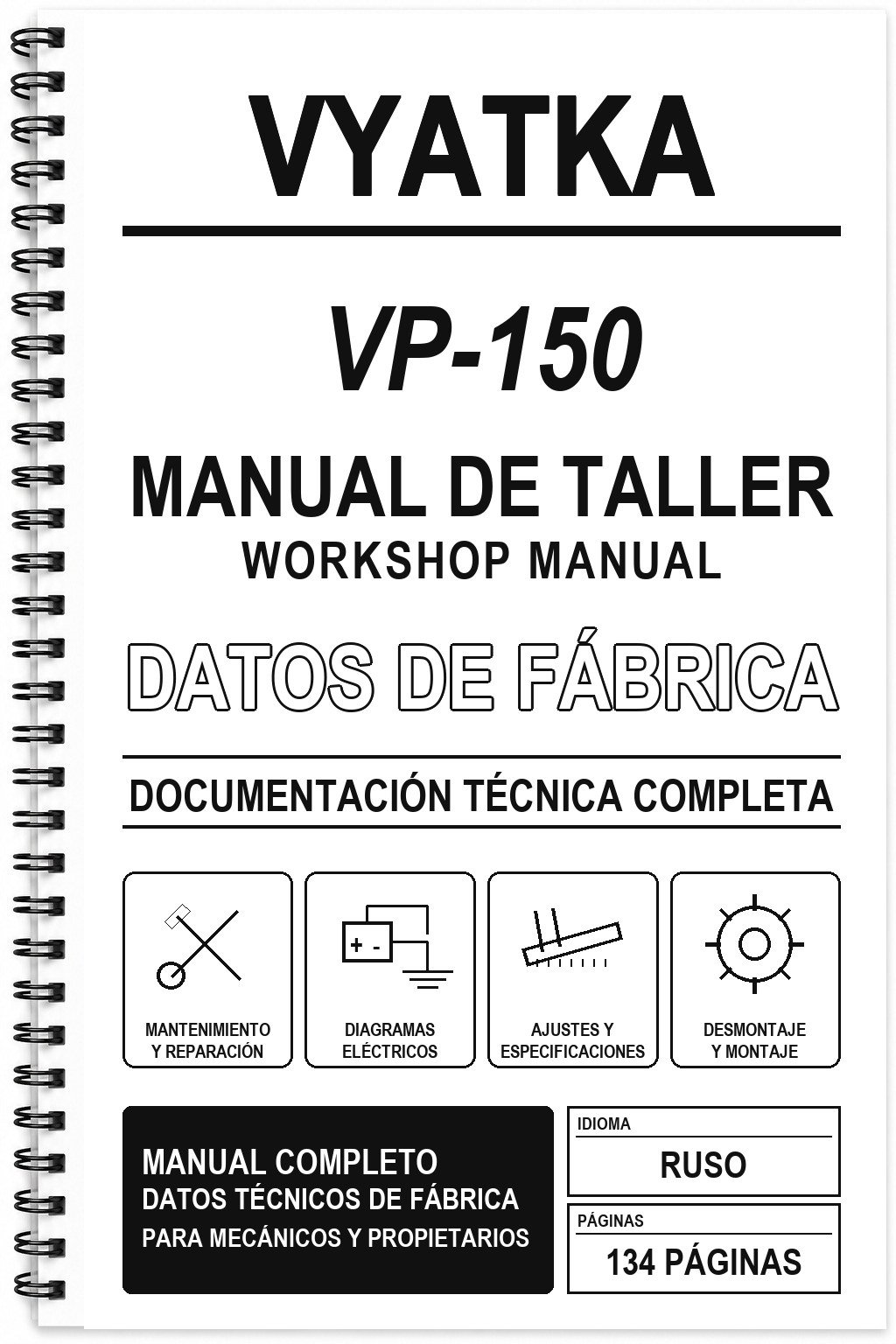 Manual de Taller Vyatka VP-150 (Ruso)