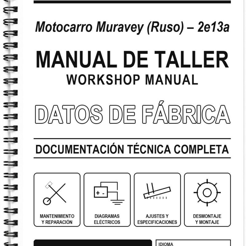 Manual de Taller Tula Motocarro Muravey (Ruso) – 2e13a
