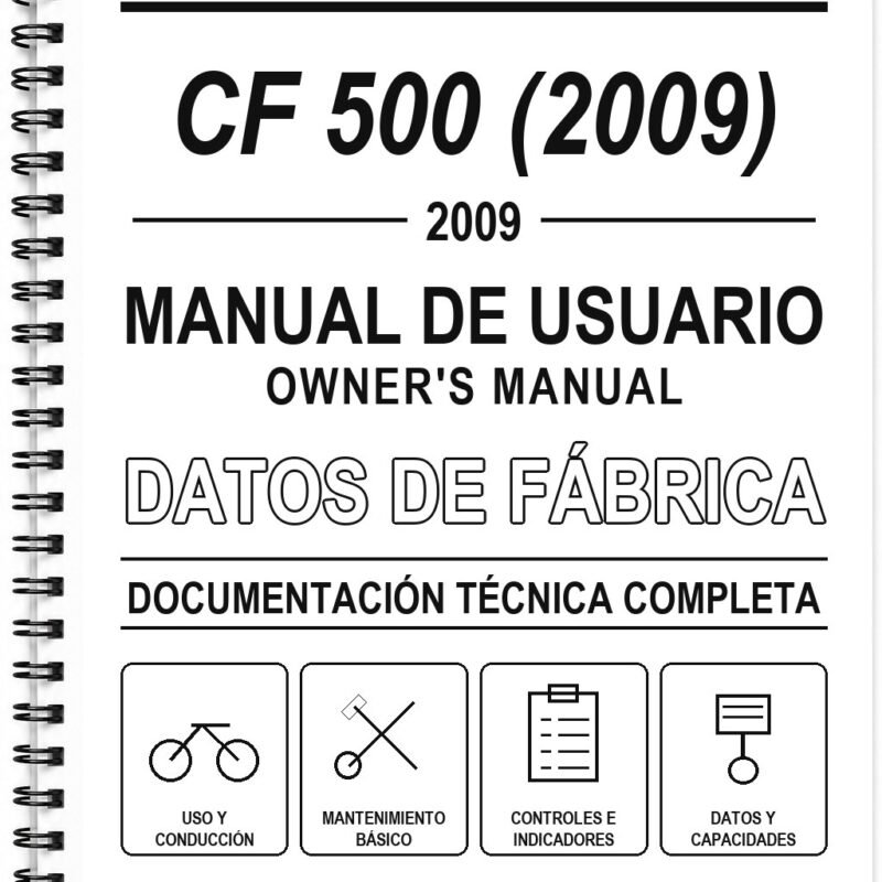 Manual de Usuario CFMoto CF 500 (2009) (Ruso)