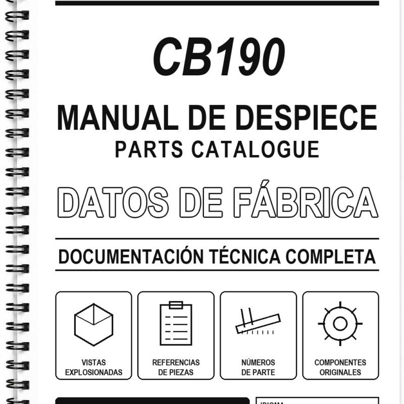 Manual de Despiece Honda CB190