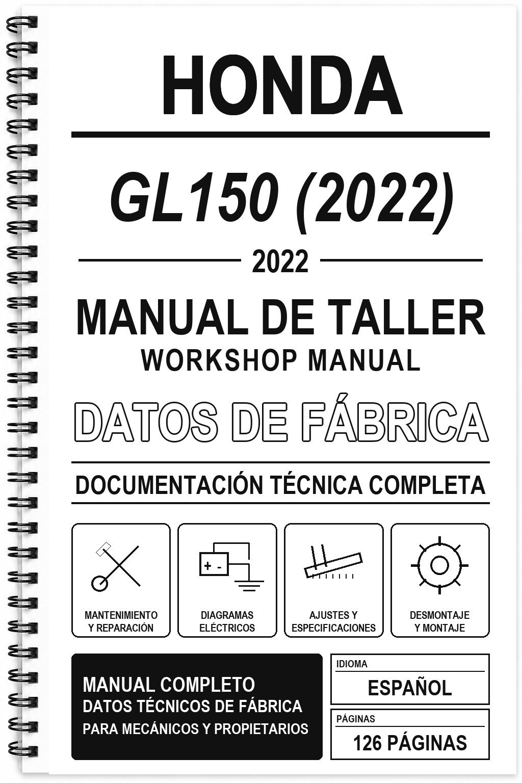 Manual de Taller Honda GL150 (2022)