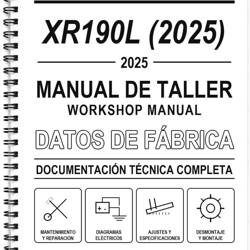Manual de Taller Honda XR190L (2025)
