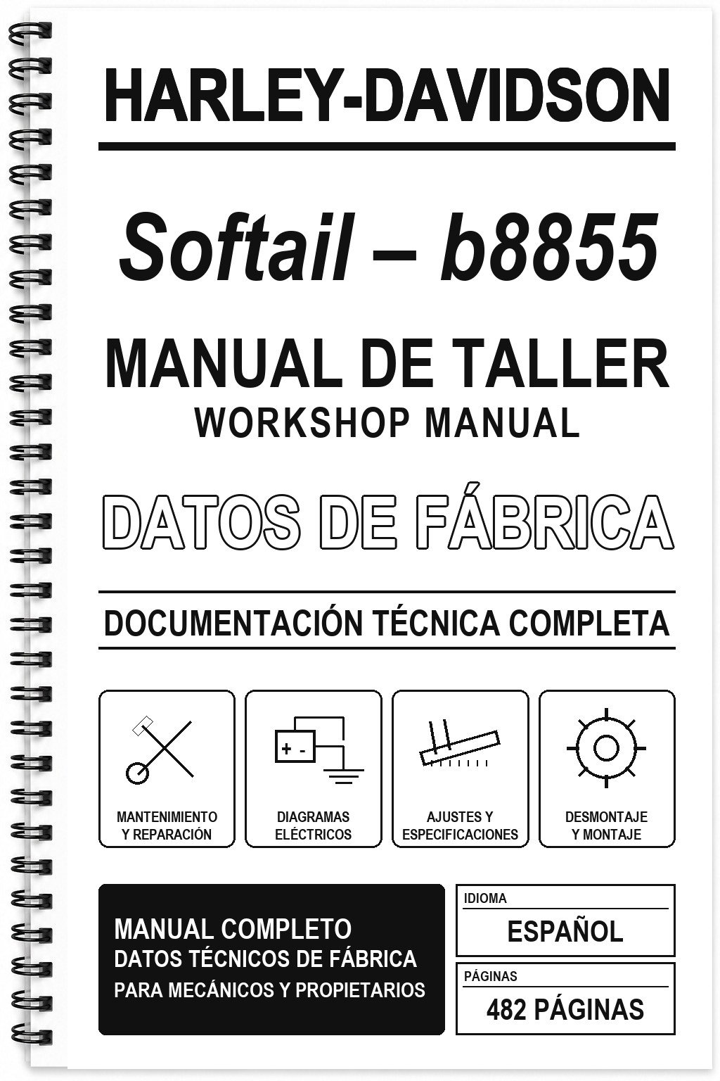 Manual de Taller Harley-Davidson Softail – b8855