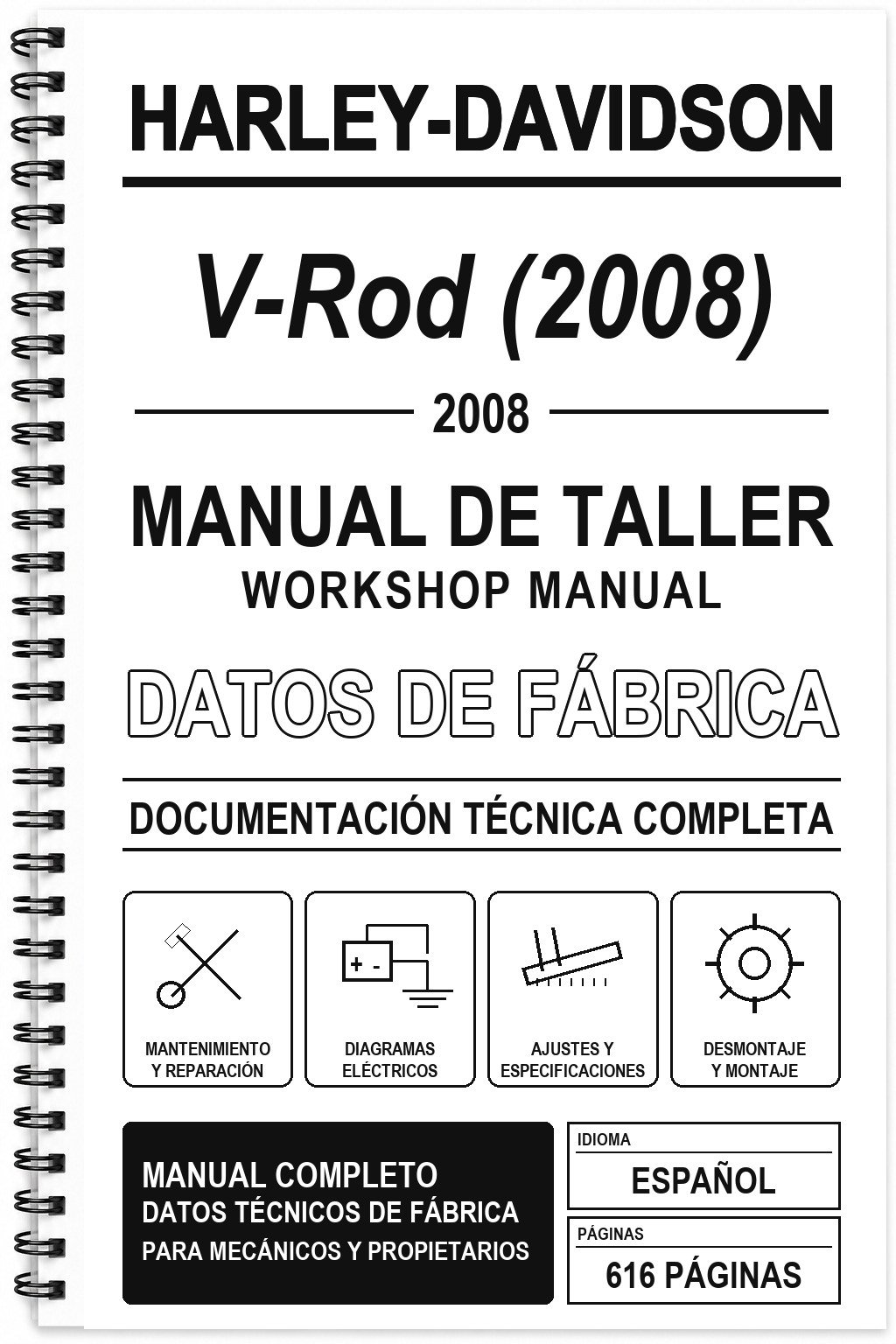 Manual de Taller Harley-Davidson V-Rod (2008)