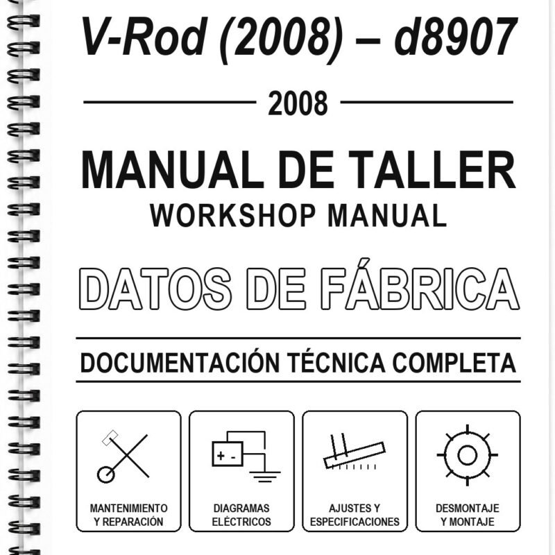 Manual de Taller Harley-Davidson V-Rod (2008) – d8907