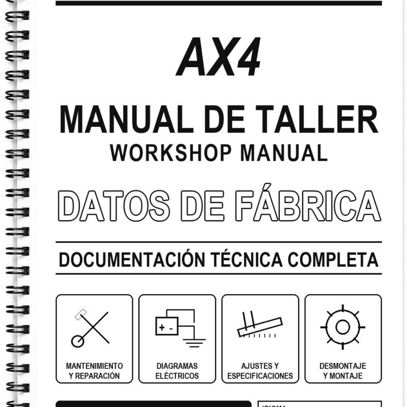 Manual de Taller Suzuki AX4