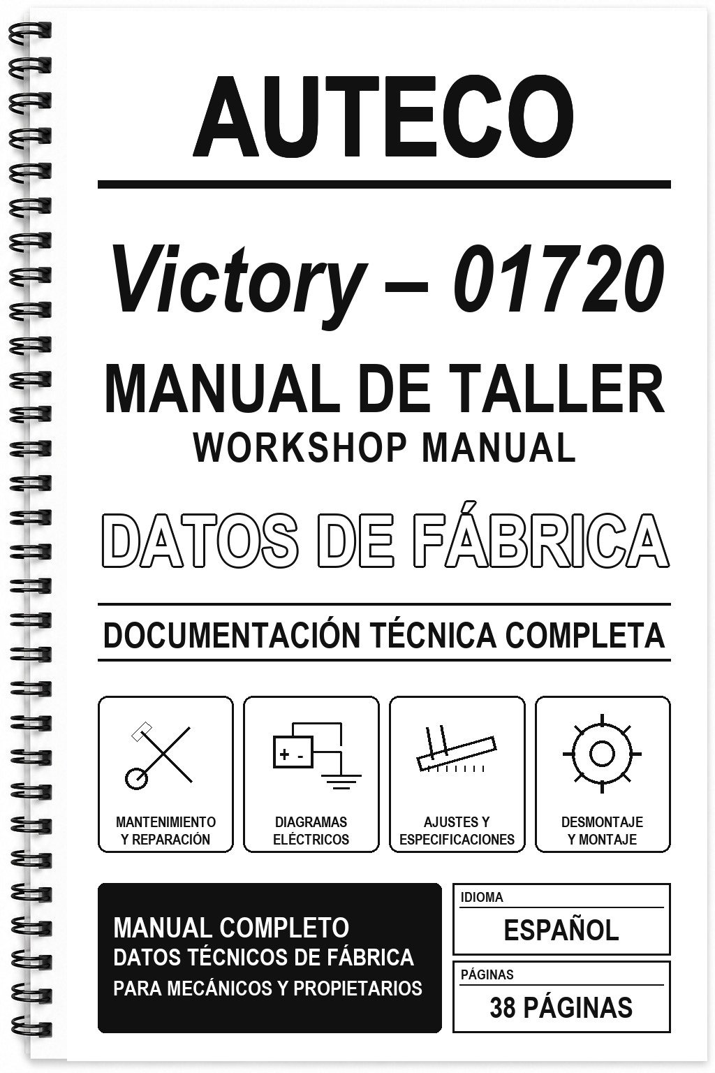 Manual de Taller Auteco Victory – 01720