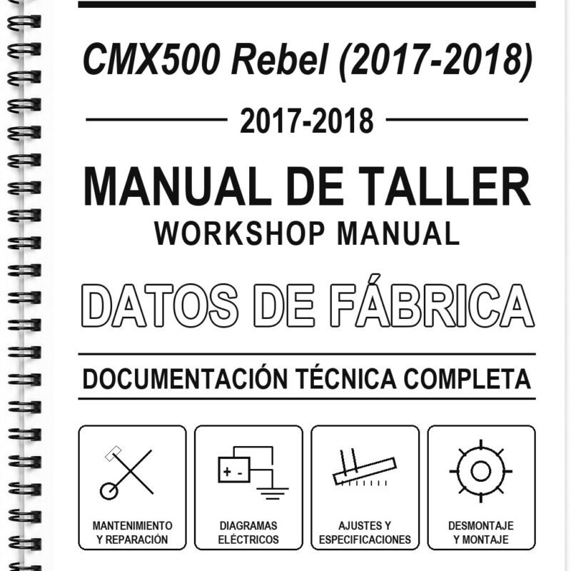 Manual de Taller Honda CMX500 Rebel (2017-2018)