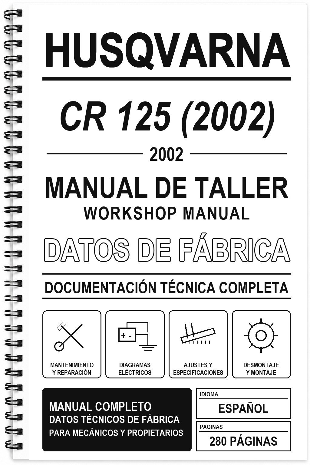 Manual de Taller Husqvarna CR 125 (2002)