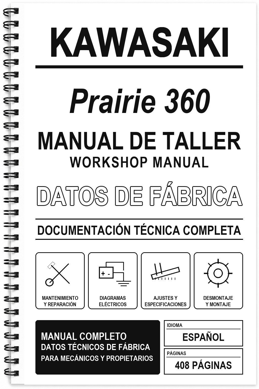 Manual de Taller Kawasaki Prairie 360